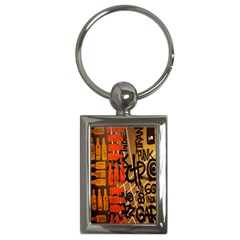 Graffiti Bottle Art Key Chains (rectangle)  by Simbadda