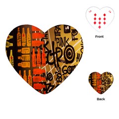 Graffiti Bottle Art Playing Cards (heart) 