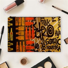 Graffiti Bottle Art Cosmetic Bag (large)  by Simbadda