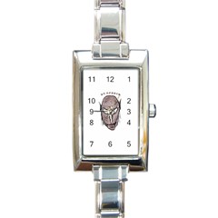 Scary Vampire Drawing Rectangle Italian Charm Watch by dflcprints