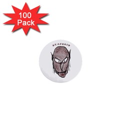 Scary Vampire Drawing 1  Mini Buttons (100 Pack)  by dflcprints