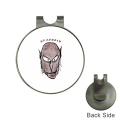 Scary Vampire Drawing Hat Clips With Golf Markers by dflcprints