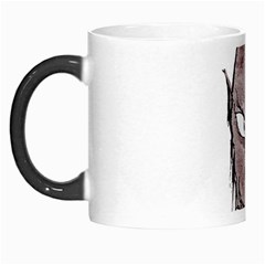 Scary Vampire Drawing Morph Mugs by dflcprints