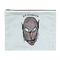 Scary Vampire Drawing Cosmetic Bag (xl) by dflcprints