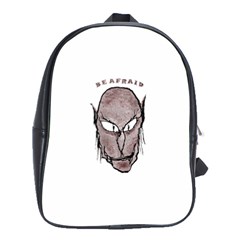 Scary Vampire Drawing School Bags(large)  by dflcprints