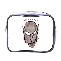 Scary Vampire Drawing Mini Toiletries Bags by dflcprints