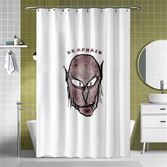 Scary Vampire Drawing Shower Curtain 48  X 72  (small) 