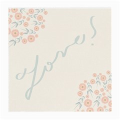 Love Card Flowers Medium Glasses Cloth (2-side)