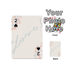 Love Card Flowers Playing Cards 54 (mini) 