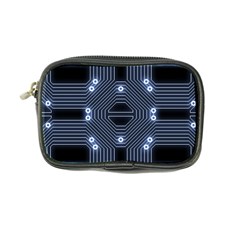 A Completely Seamless Tile Able Techy Circuit Background Coin Purse by Simbadda