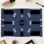 A Completely Seamless Tile Able Techy Circuit Background Cosmetic Bag (XXL)  Front