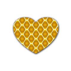 Snake Abstract Background Pattern Rubber Coaster (heart)  by Simbadda