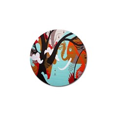 Colorful Graffiti In Amsterdam Golf Ball Marker (10 Pack) by Simbadda