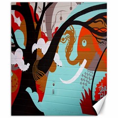 Colorful Graffiti In Amsterdam Canvas 8  X 10  by Simbadda