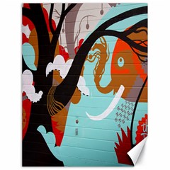 Colorful Graffiti In Amsterdam Canvas 18  X 24   by Simbadda