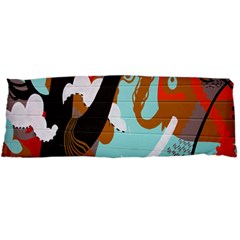 Colorful Graffiti In Amsterdam Body Pillow Case Dakimakura (two Sides) by Simbadda