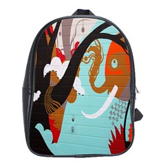 Colorful Graffiti In Amsterdam School Bags (xl)  by Simbadda