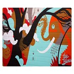 Colorful Graffiti In Amsterdam Double Sided Flano Blanket (Small)  50 x40  Blanket Front