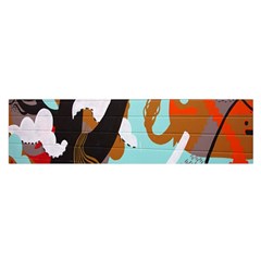 Colorful Graffiti In Amsterdam Satin Scarf (oblong) by Simbadda