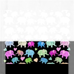 Cute Elephants  Rectangular Jigsaw Puzzl by Valentinaart