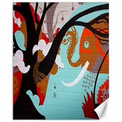 Colorful Graffiti In Amsterdam Canvas 16  X 20   by Simbadda