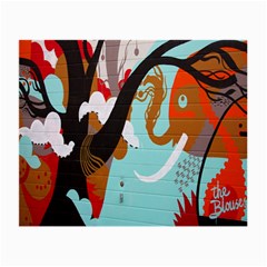 Colorful Graffiti In Amsterdam Small Glasses Cloth (2-side) by Simbadda