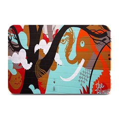 Colorful Graffiti In Amsterdam Plate Mats by Simbadda