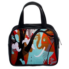 Colorful Graffiti In Amsterdam Classic Handbags (2 Sides) by Simbadda