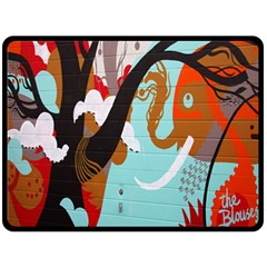 Colorful Graffiti In Amsterdam Fleece Blanket (large) 