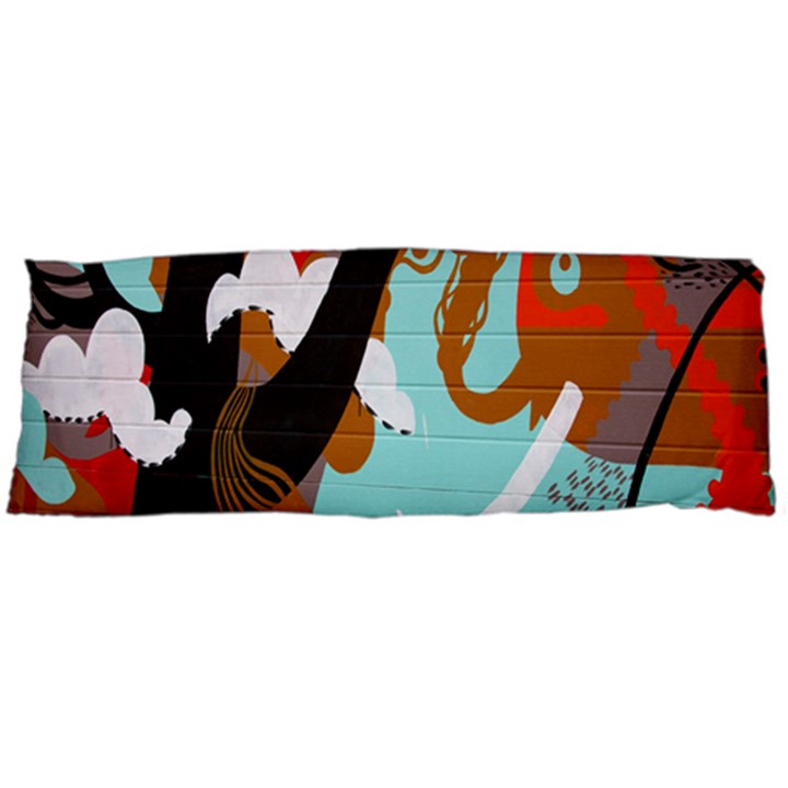 Colorful Graffiti In Amsterdam Body Pillow Case (Dakimakura)