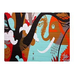 Colorful Graffiti In Amsterdam Double Sided Flano Blanket (mini) 