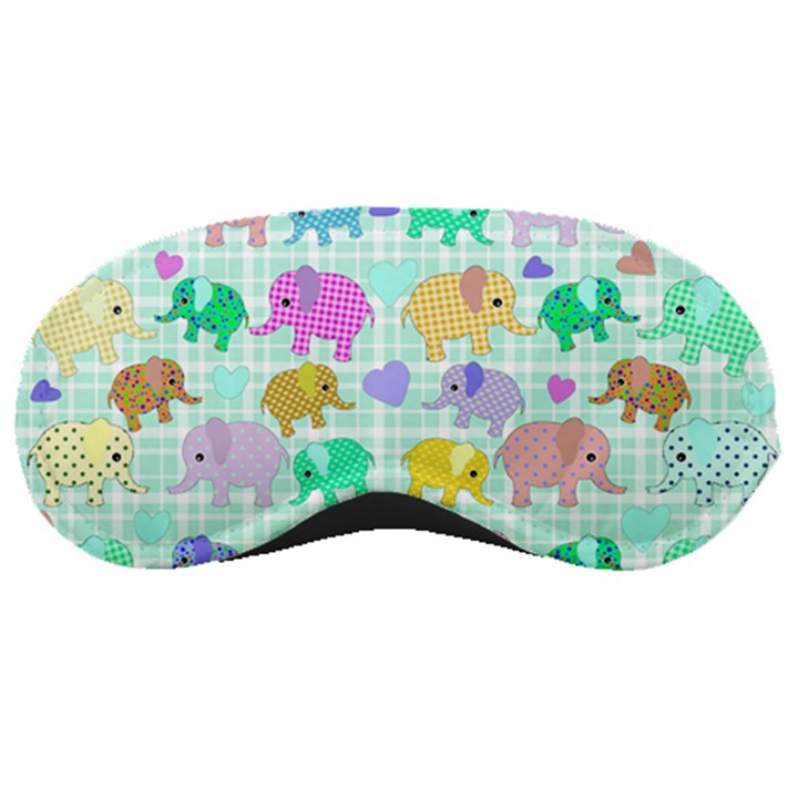 Cute elephants  Sleeping Masks