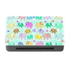 Cute Elephants  Memory Card Reader With Cf by Valentinaart