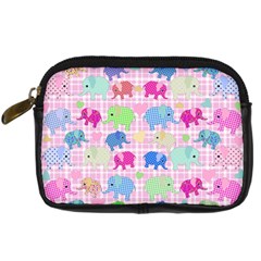 Cute Elephants  Digital Camera Cases by Valentinaart