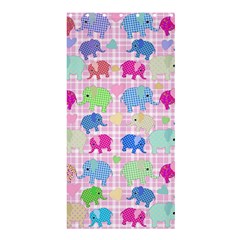 Cute Elephants  Shower Curtain 36  X 72  (stall) 