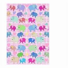 Cute Elephants  Small Garden Flag (two Sides) by Valentinaart