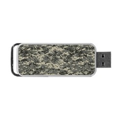 Us Army Digital Camouflage Pattern Portable Usb Flash (one Side) by Simbadda