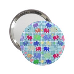 Cute Elephants  2 25  Handbag Mirrors by Valentinaart