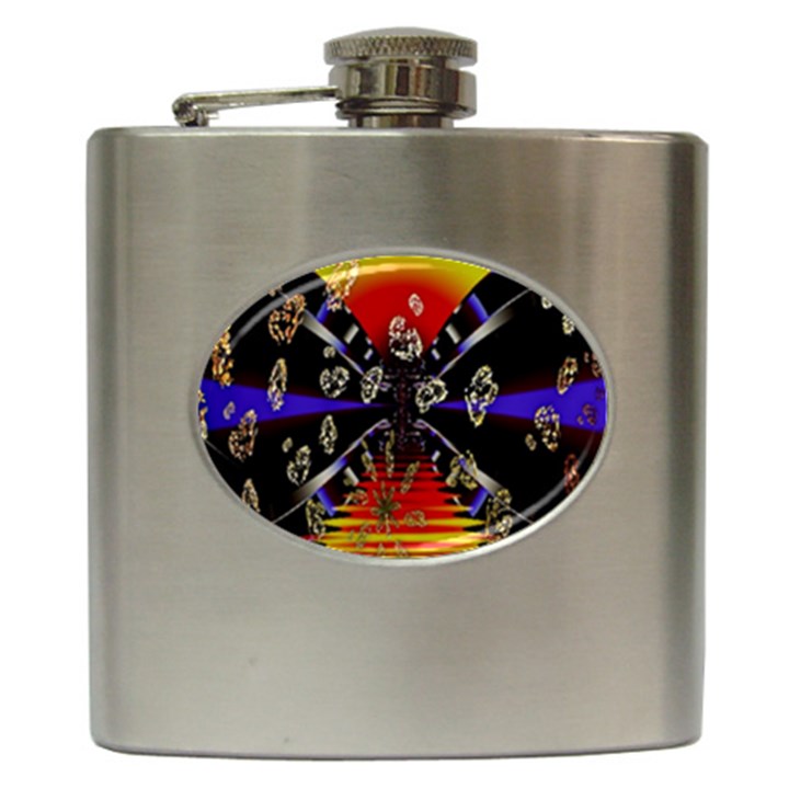 Diamond Manufacture Hip Flask (6 oz)