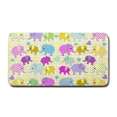 Cute Elephants  Medium Bar Mats by Valentinaart