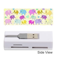 Cute Elephants  Memory Card Reader (stick) 