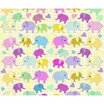 Cute elephants  Deluxe Canvas 14  x 11  14  x 11  x 1.5  Stretched Canvas