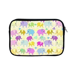 Cute Elephants  Apple Ipad Mini Zipper Cases by Valentinaart