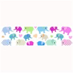 Cute elephants  Large Bar Mats 32 x8.5  Bar Mat