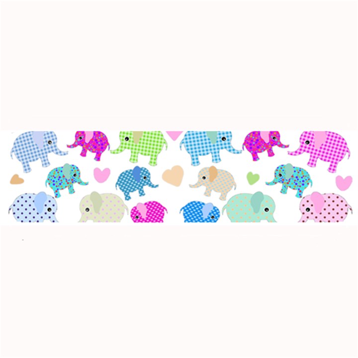 Cute elephants  Large Bar Mats