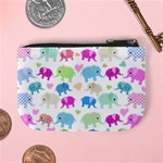 Cute elephants  Mini Coin Purses Back