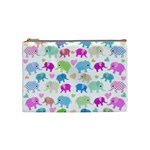 Cute elephants  Cosmetic Bag (Medium)  Front