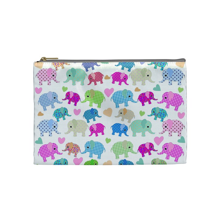 Cute elephants  Cosmetic Bag (Medium) 