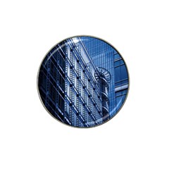 Building Architectural Background Hat Clip Ball Marker by Simbadda