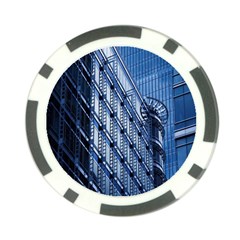 Building Architectural Background Poker Chip Card Guard (10 Pack) by Simbadda